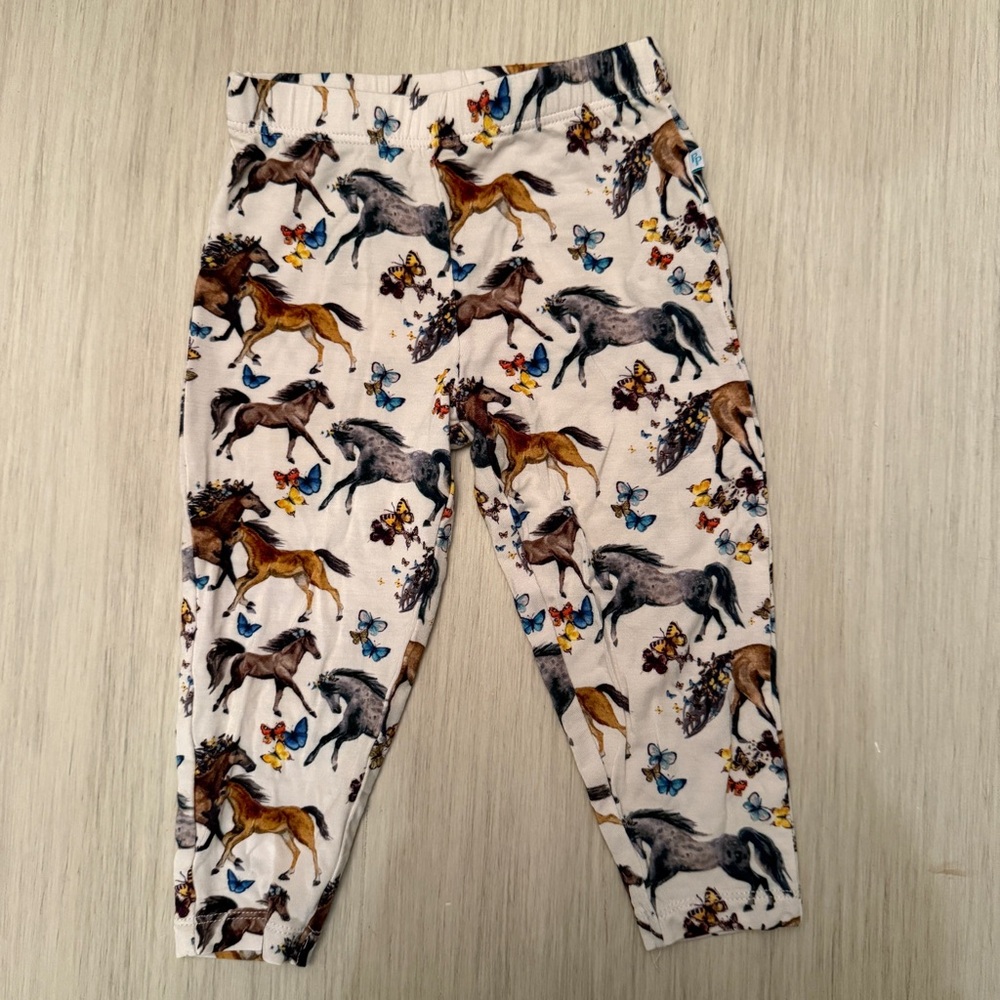 Posh Peanut Horse Print Kids Bottoms - Multicolor size 6-12m